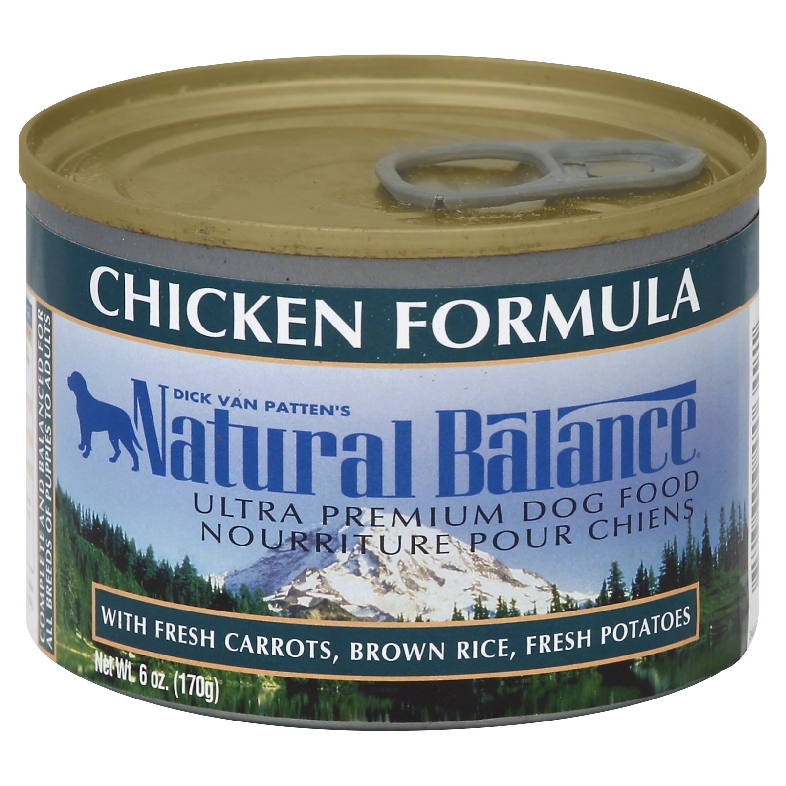 slide 1 of 6, Natural Balance Ultra Premium Chicken Formula Canned Dog Food, 6 oz