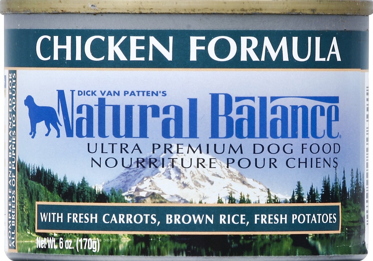 slide 2 of 6, Natural Balance Ultra Premium Chicken Formula Canned Dog Food, 6 oz