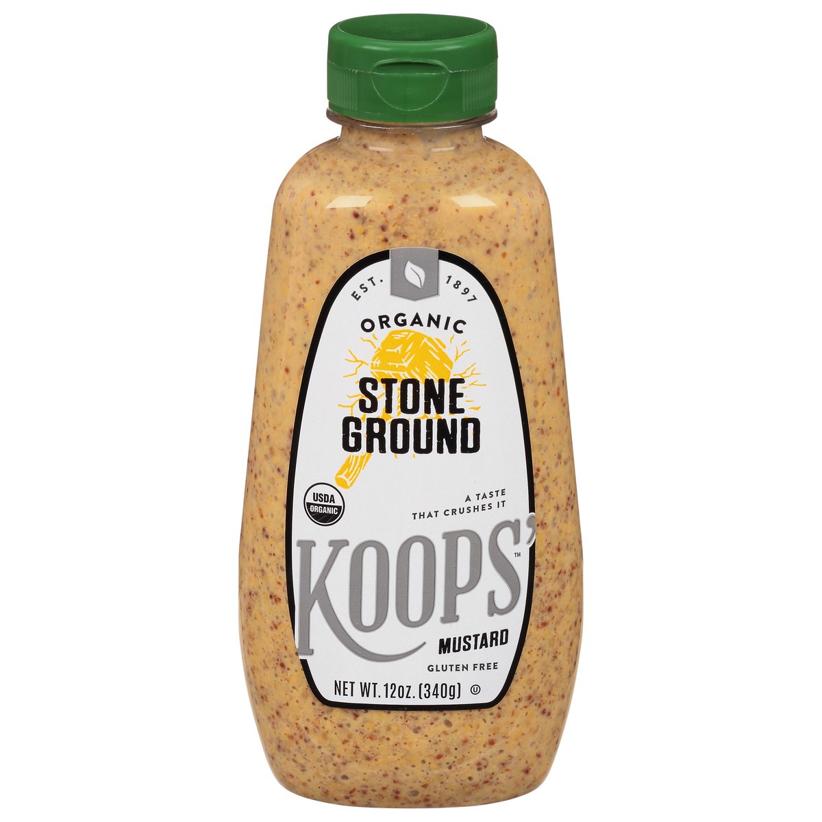 slide 5 of 13, Koops' Koop's Stone Ground Mustard, 12 oz