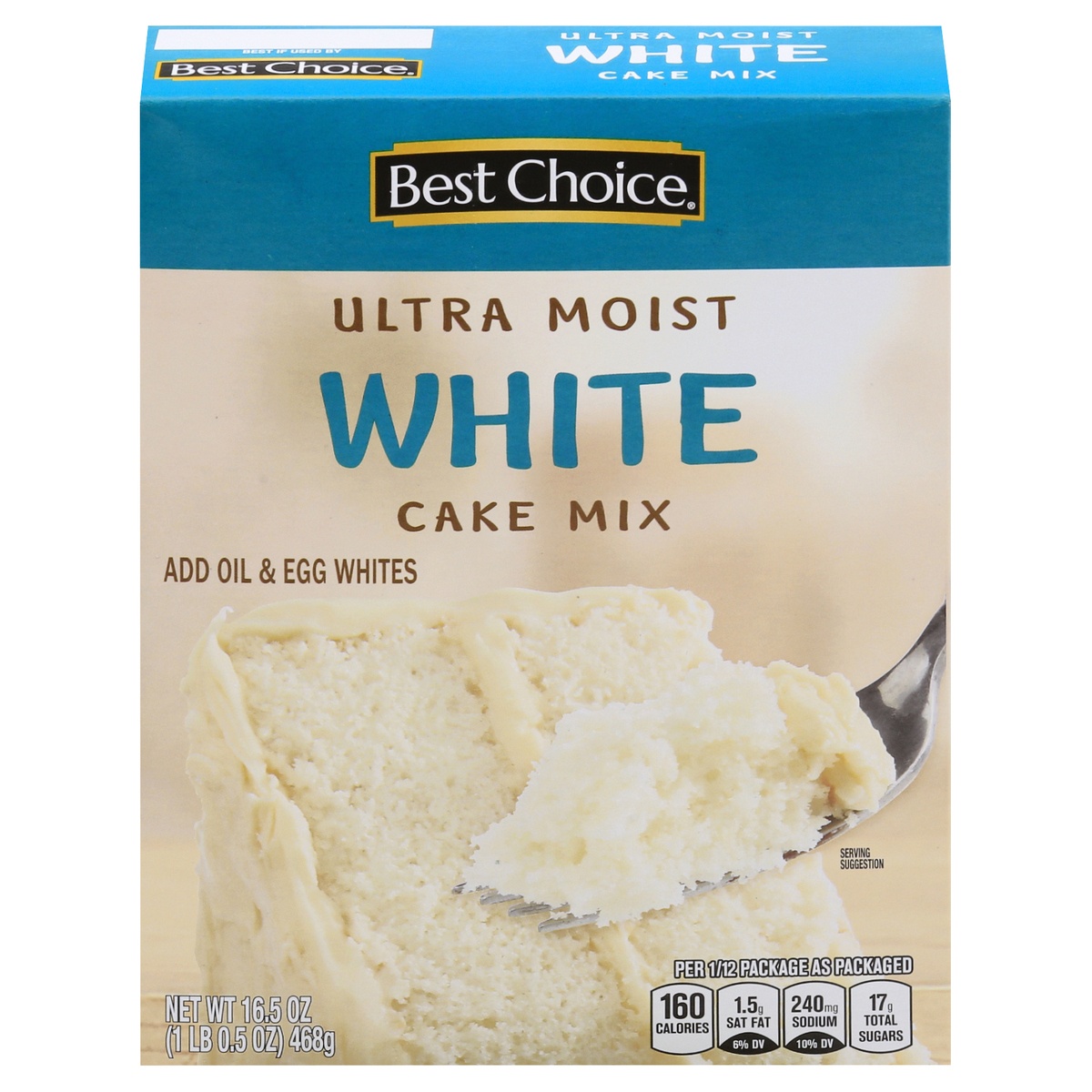 slide 1 of 1, Best Choice White Cake Mix, 18.25 oz