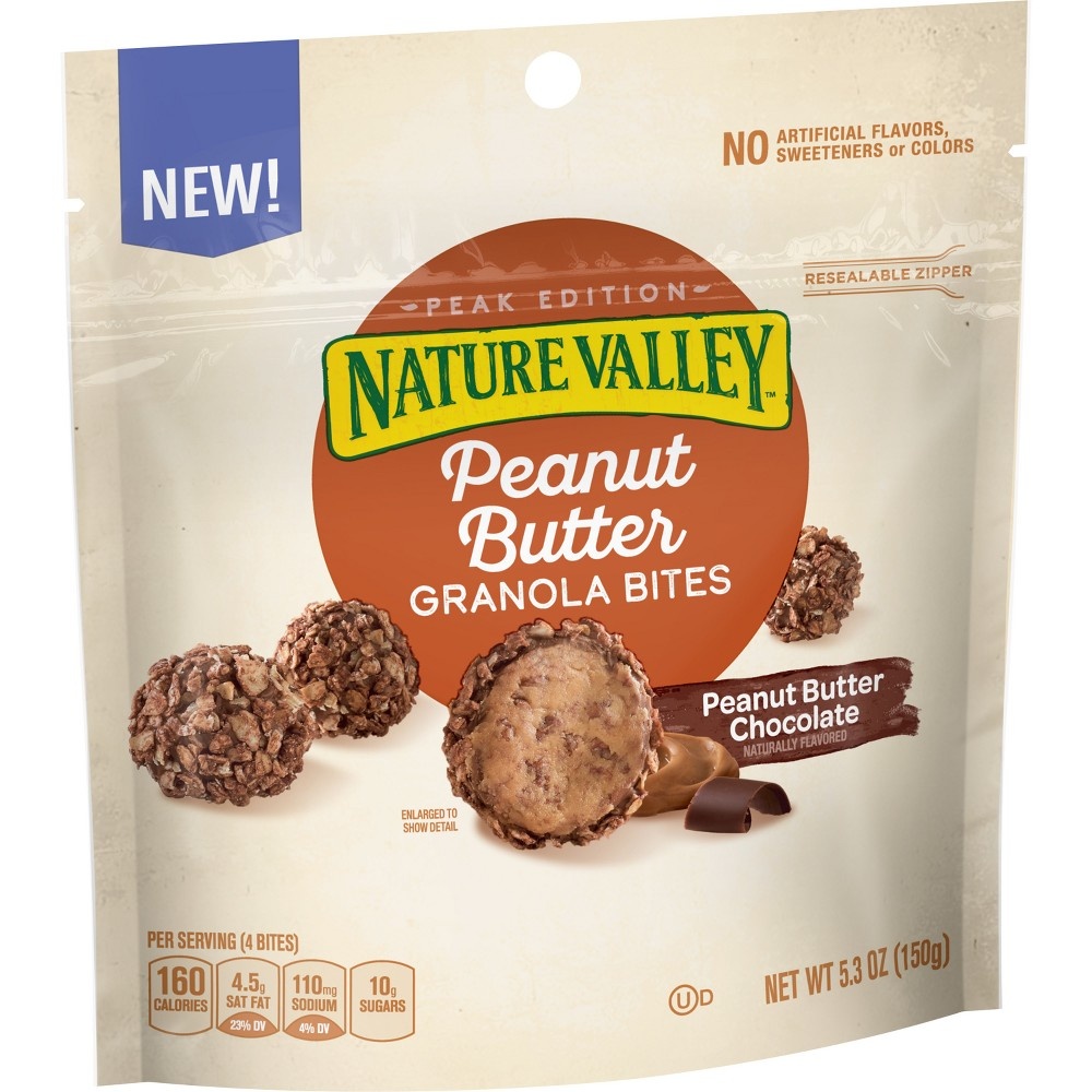 slide 2 of 3, Nature Valley Peanut Butter Chocolate Granola Bites, 5.3 oz