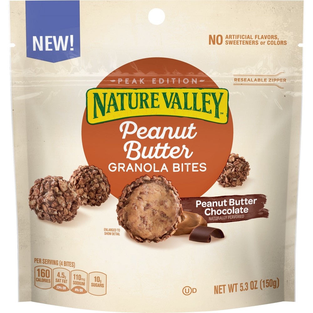 slide 3 of 3, Nature Valley Peanut Butter Chocolate Granola Bites, 5.3 oz