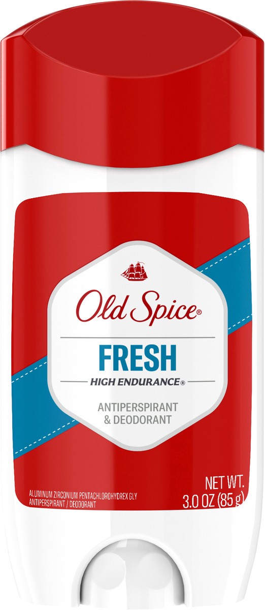 slide 3 of 3, Old Spice High Endurance Fresh Invisible Solid Antiperspirant & Deodorant - 3oz, 3 oz