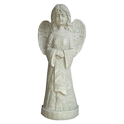 slide 1 of 1, Blue Orange Pottery Angel Statue, 1 ct