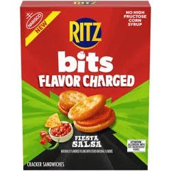 Ritz Bits Flavor Charged Fiesta Salsa Sandwich Crackers, 8.8 oz