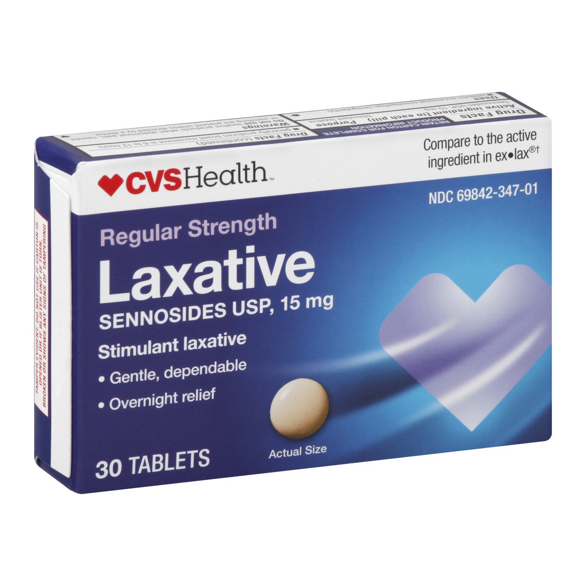 slide 7 of 11, CVS Health Regular Strength Laxative Tablets, 30 Ct, 30 ct