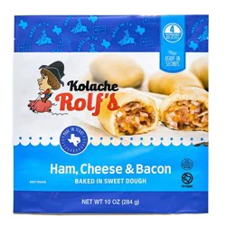 Kolache Rolf's Ham Cheese & Bacon