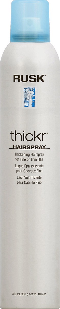 slide 1 of 3, Rusk Thickr Hairspray, 10.6 oz