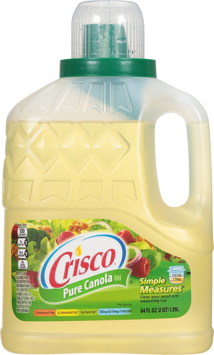 slide 3 of 8, Crisco Pure Canola Oil 64 fl oz, 64 oz