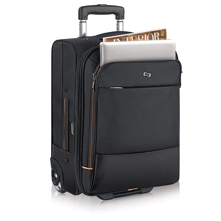 slide 5 of 8, Solo New York Solo Urban 15.6" Rolling Overnighter Case - Black, 15.6 in