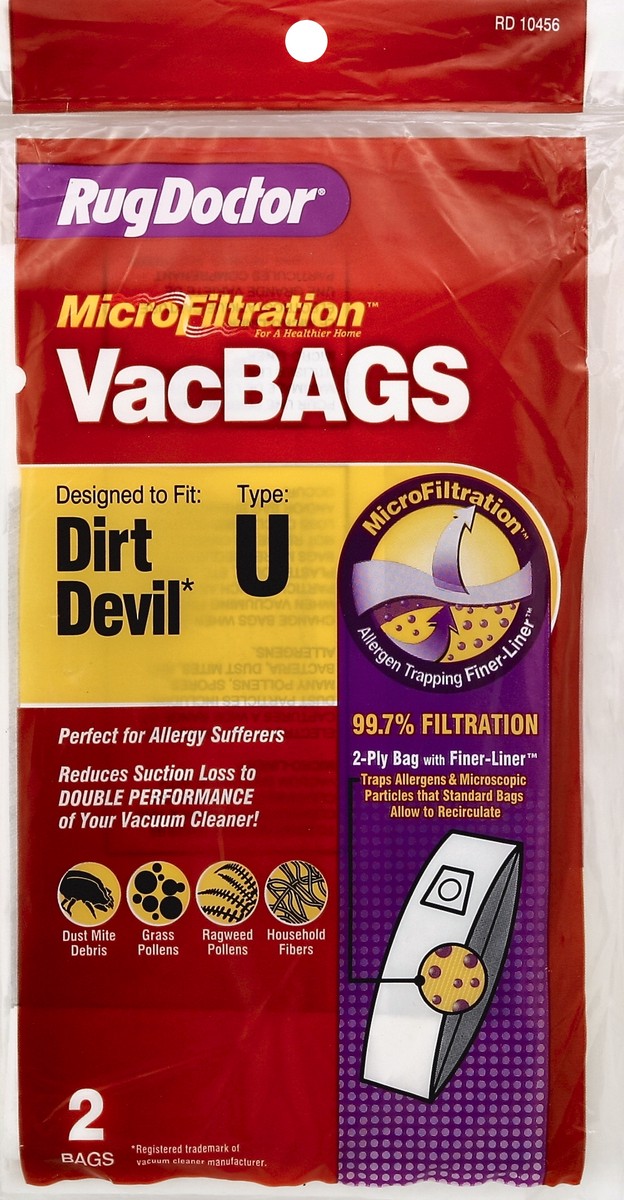 slide 2 of 2, Rug Doctor Vac Bags 2 ea, 2 ct