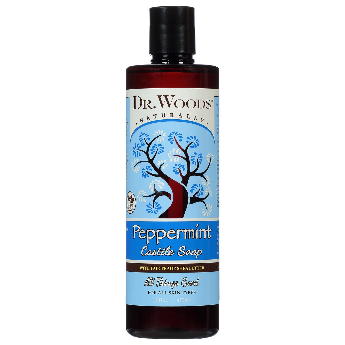 slide 1 of 11, Dr. Woods All Things Good Peppermint Castile Soap 16 oz, 16 oz