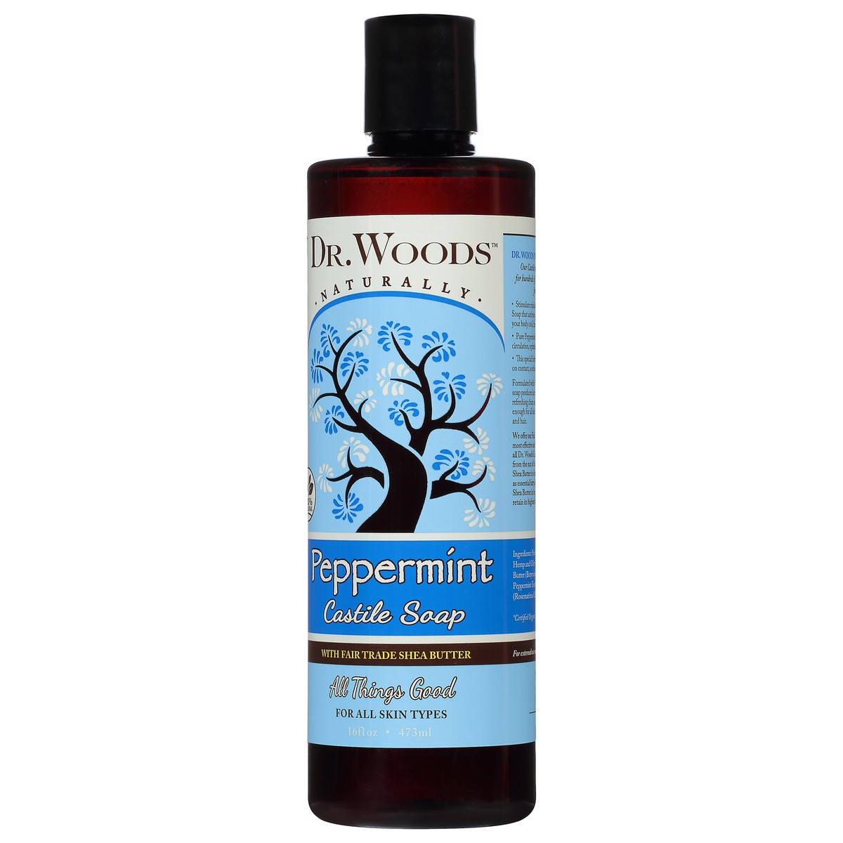 slide 6 of 11, Dr. Woods All Things Good Peppermint Castile Soap 16 oz, 16 oz