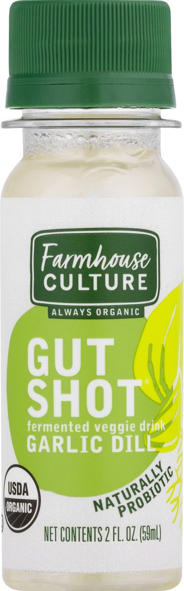 slide 9 of 10, Farmhouse Culture Organic Garlic Dill Gut Shot 2 oz, 2 fl oz
