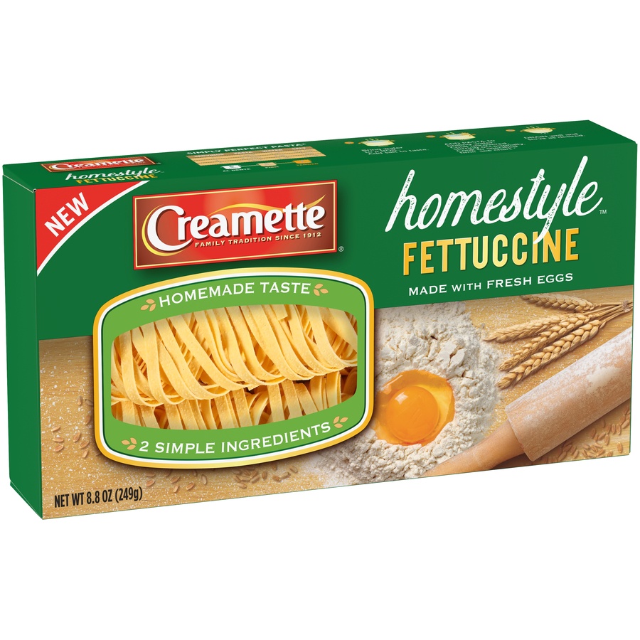 slide 2 of 8, Creamette Homestyle Fettuccine, 8.8 oz