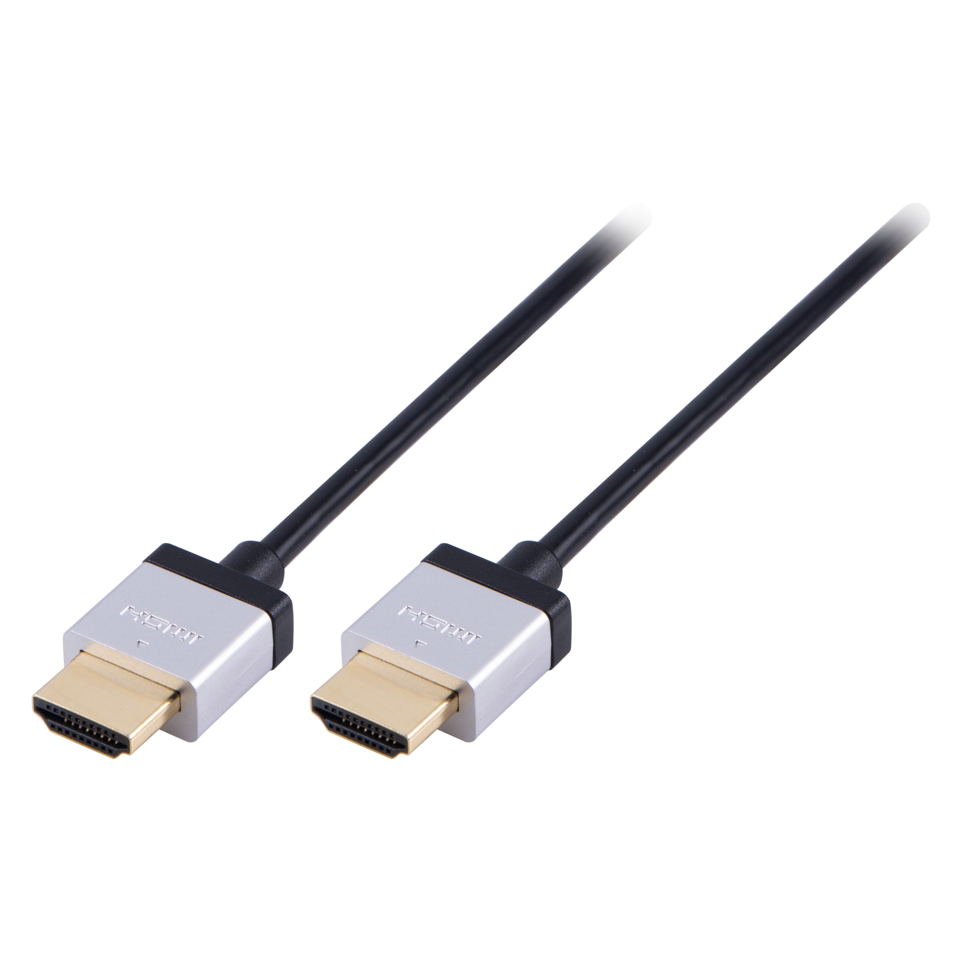 slide 1 of 4, Phillips Ultra Thin Basic HDMI High Speed Cable with Ethernet Black, 8 ft