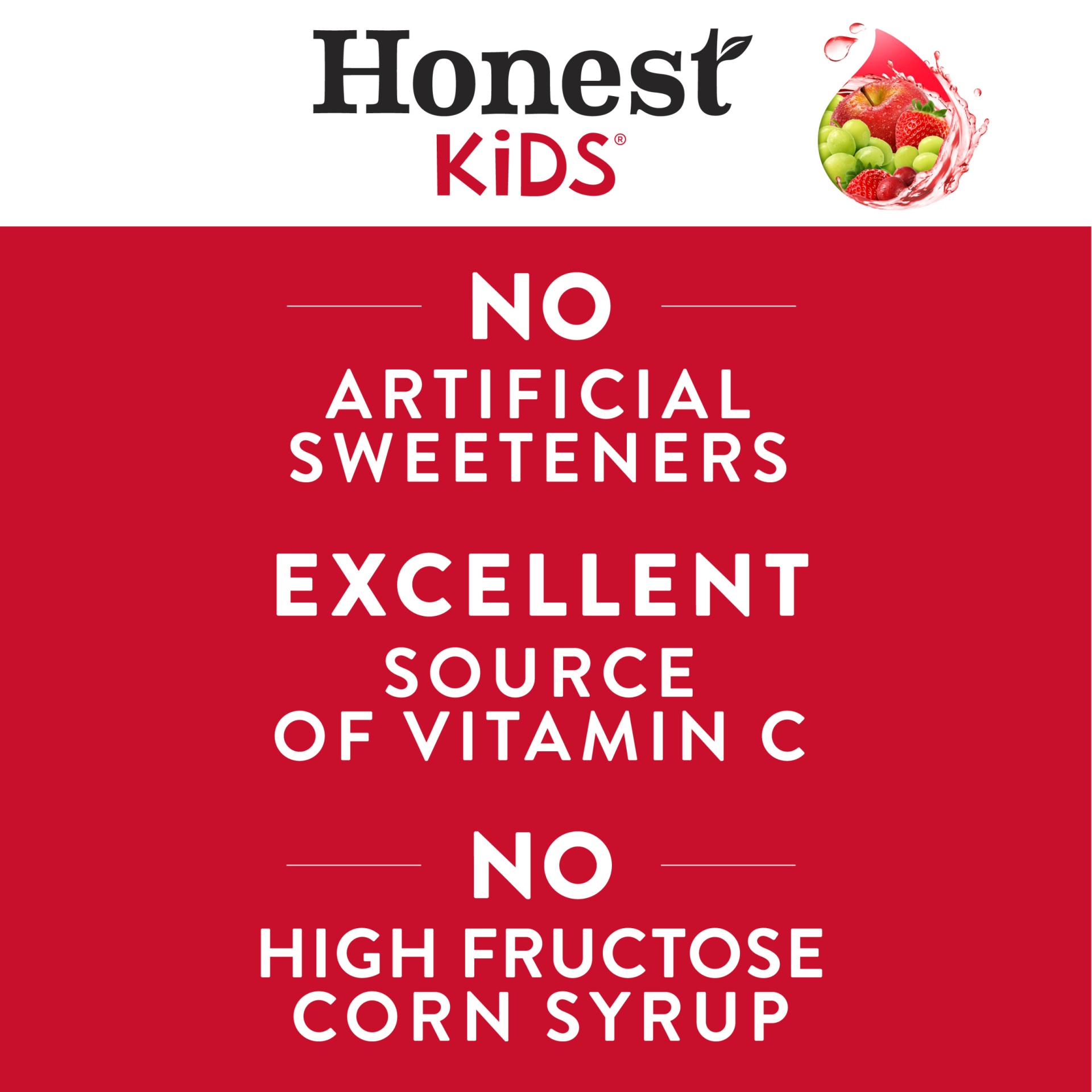 slide 8 of 8, Honest Kids Super Fruit Punch Bottle, 59 fl oz, 59 fl oz