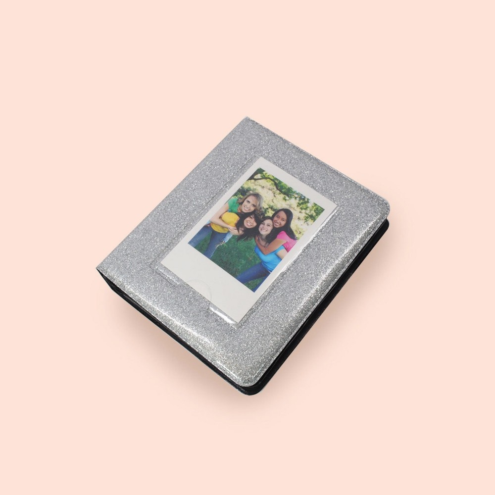 slide 3 of 8, Fujifilm Silver Instax Mini Photo Album, 1 ct