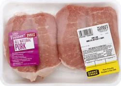 Giant Eagle Pork Loin, Butterfly Chops, Boneless
