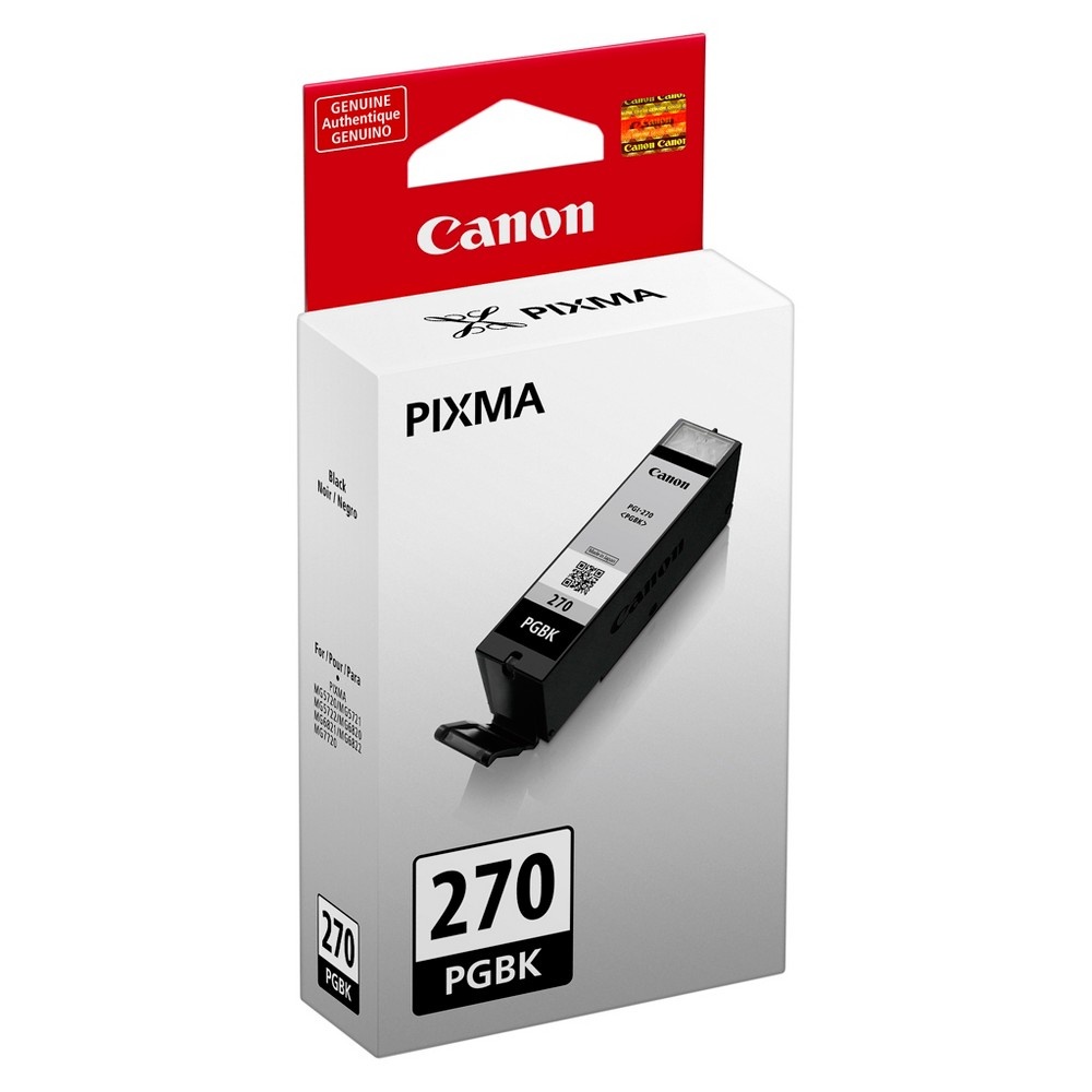 slide 2 of 3, Canon PGI-270 Pigment Single Ink Cartridge - Black (0373C009), 1 ct