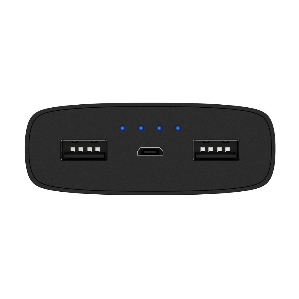 slide 2 of 4, Just Wireless Portable Power Bank 16500 Mah - Black, 1 ct