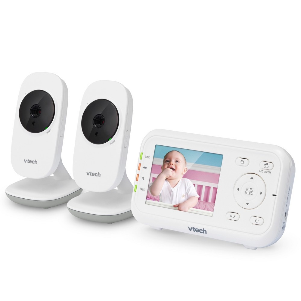 slide 2 of 3, VTech VM3252-2 Video Baby Monitor with 2 Cameras, 1 ct