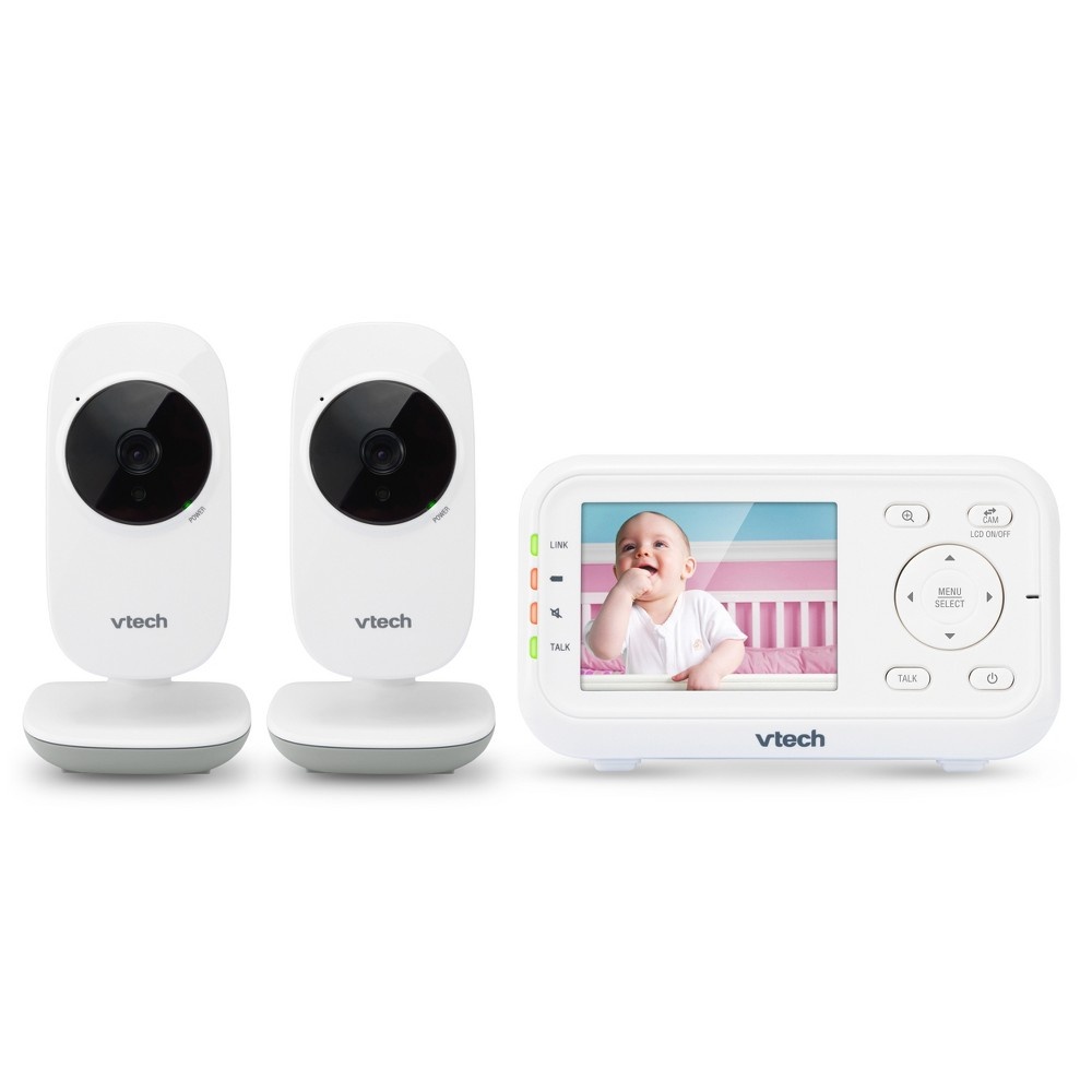 slide 3 of 3, VTech VM3252-2 Video Baby Monitor with 2 Cameras, 1 ct