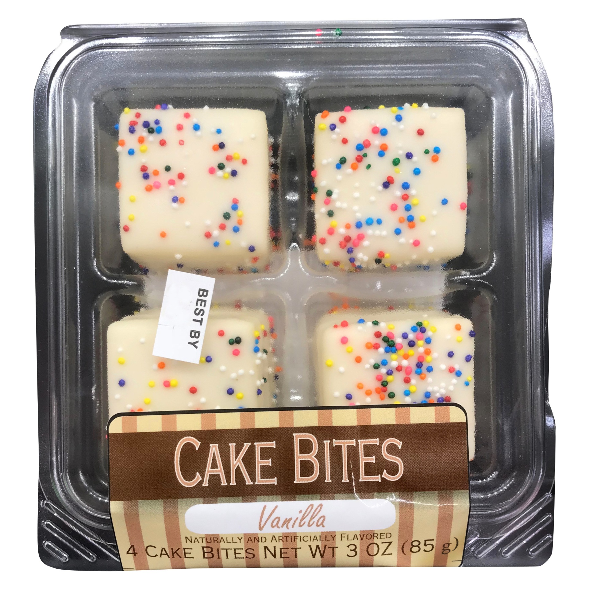 slide 1 of 1, Swiss Colony Vanilla Cake Bites, 4 ct