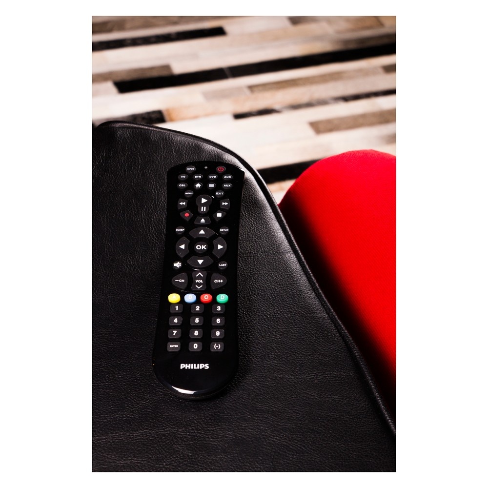 slide 5 of 6, Phillips 6-Device Universal Remote Control - Black, 1 ct