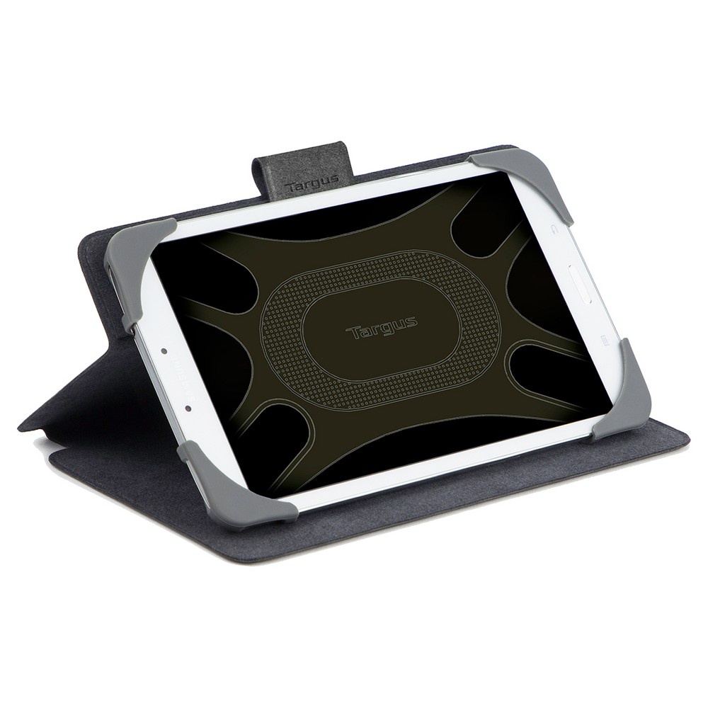slide 4 of 5, Targus Safe Fit Universal Rotating Case for 7-8" Tablets - Black, 1 ct