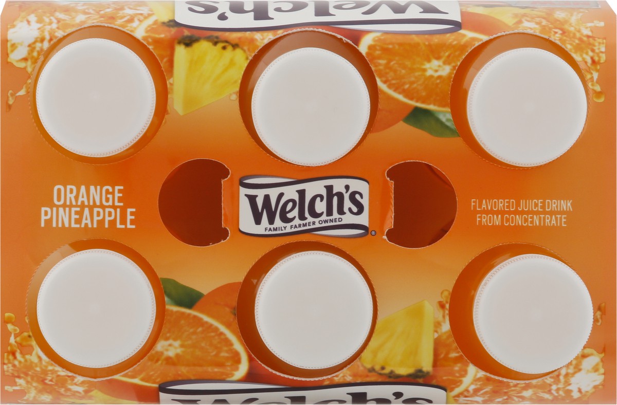 slide 11 of 11, Welch's Orange Pineapple Juice Drink, 10 fl oz On-the-Go Bottle (Pack of 6), 6 ct