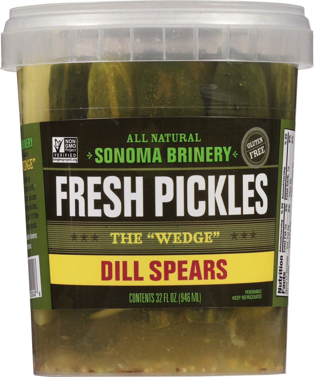 slide 2 of 14, Sonoma Brinery The Wedge Dill Spears Pickles 32 fl oz, 32 fl oz