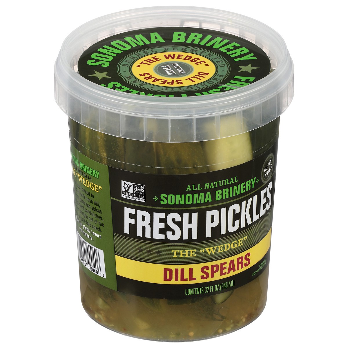 slide 4 of 14, Sonoma Brinery The Wedge Dill Spears Pickles 32 fl oz, 32 fl oz