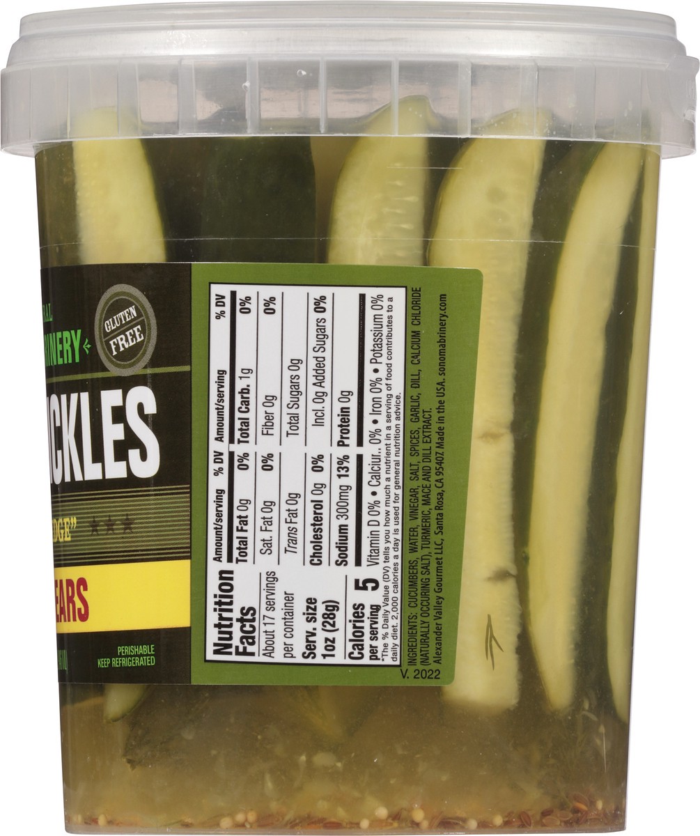 slide 5 of 14, Sonoma Brinery The Wedge Dill Spears Pickles 32 fl oz, 32 fl oz