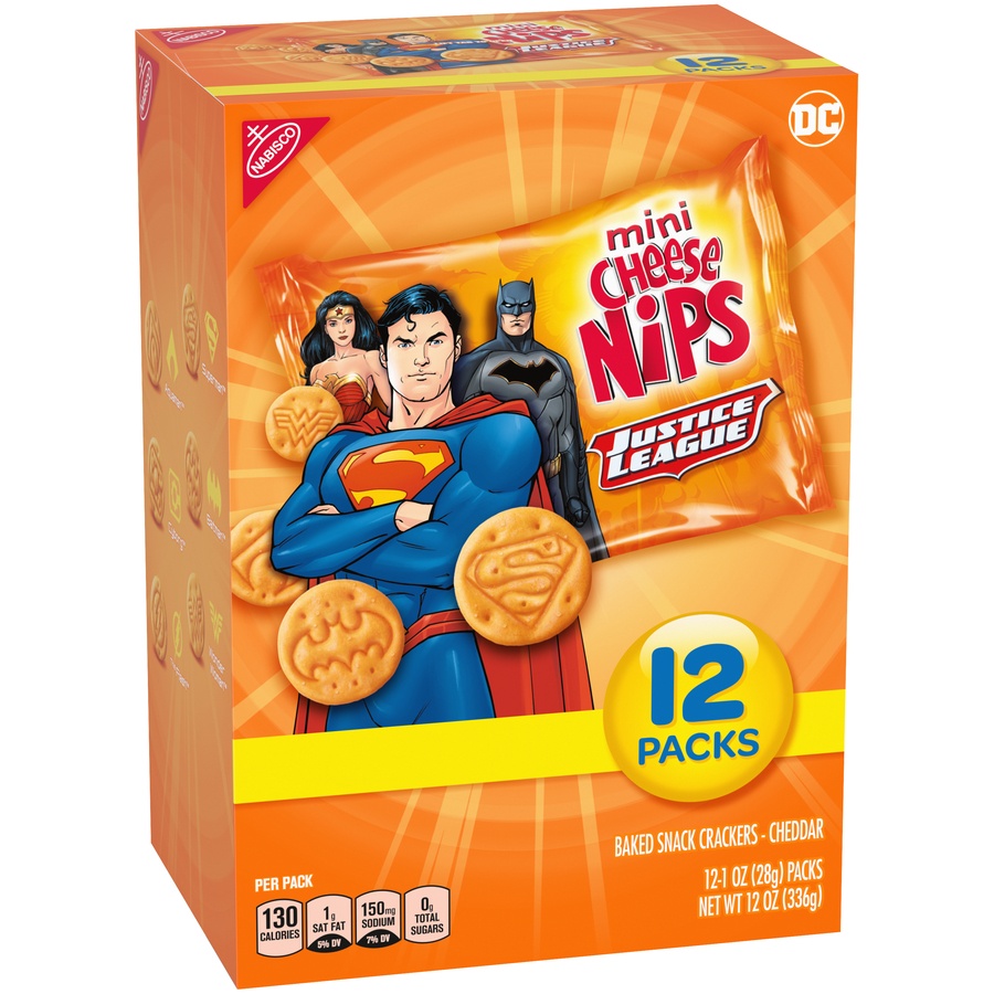 slide 9 of 9, Cheese Nips Baked Snack Crackers 12 ea, 12 ct