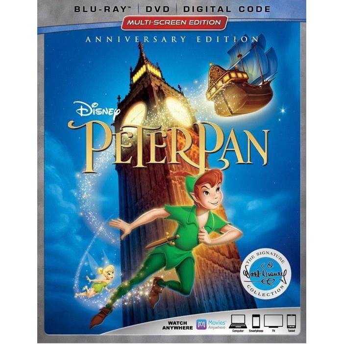 slide 1 of 1, Peter Pan Signature Collection (Blu-ray + DVD + Digital), 1 ct