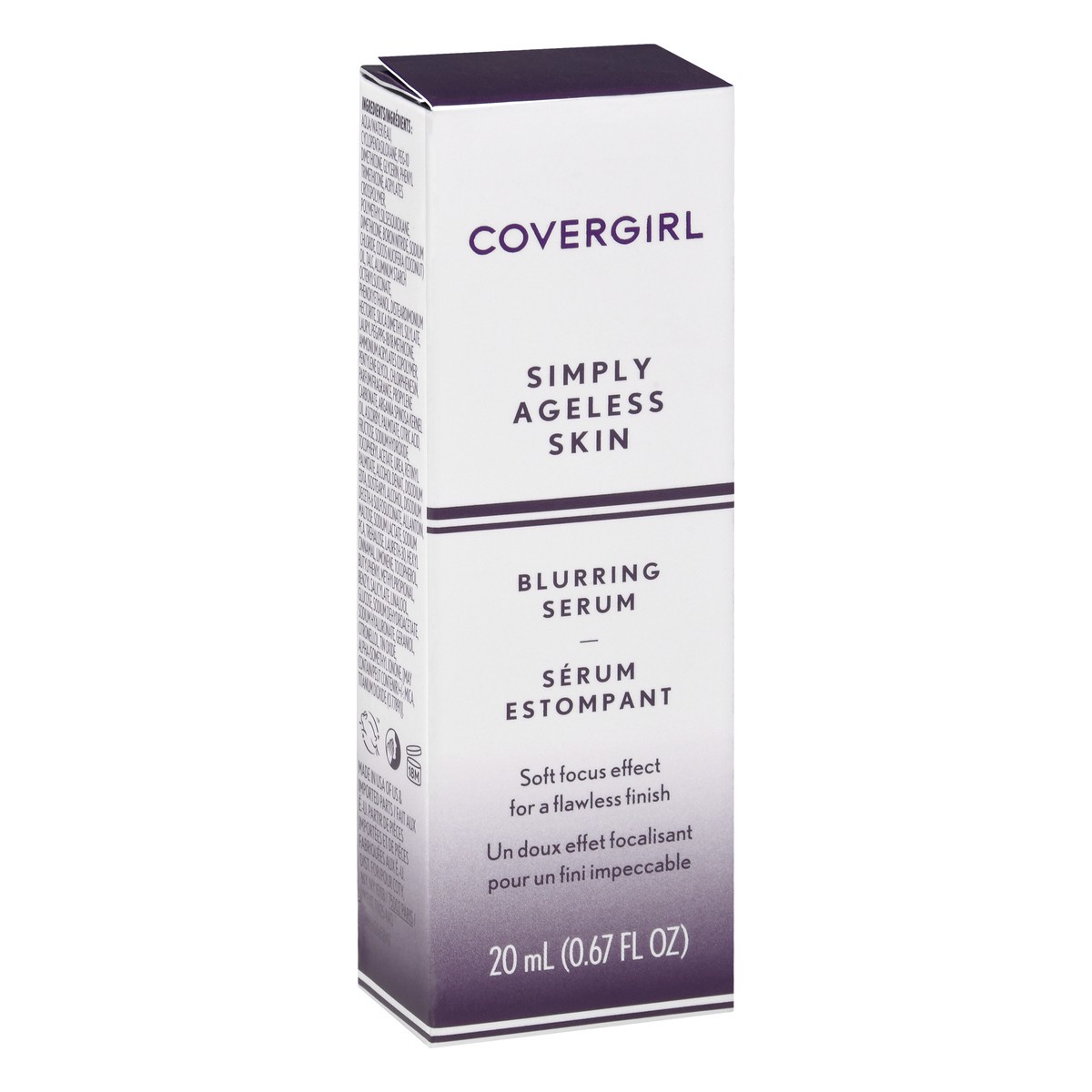 slide 3 of 12, Covergirl COVERGIRL Simply Ageless Blurring Serum, Anti Wrinkle Serum, Face Serum, 1 Pack ,Skin Tightening Serum, Reduces Fine Lines, Formulated with Vitamin A & E, Argan Oil, Coconut Oil, 20 ml