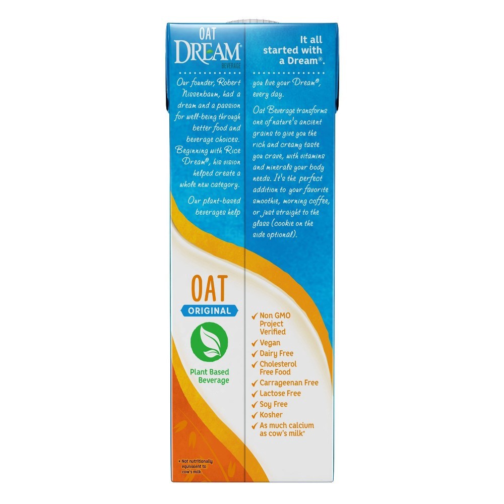 slide 3 of 3, Dream Oat Dream Oat Origianl Non-Dairy Beverage, 32 oz