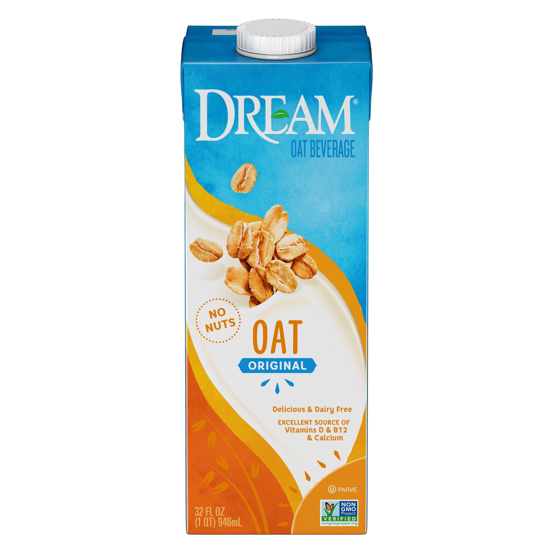 slide 1 of 3, Dream Oat Dream Oat Origianl Non-Dairy Beverage, 32 oz