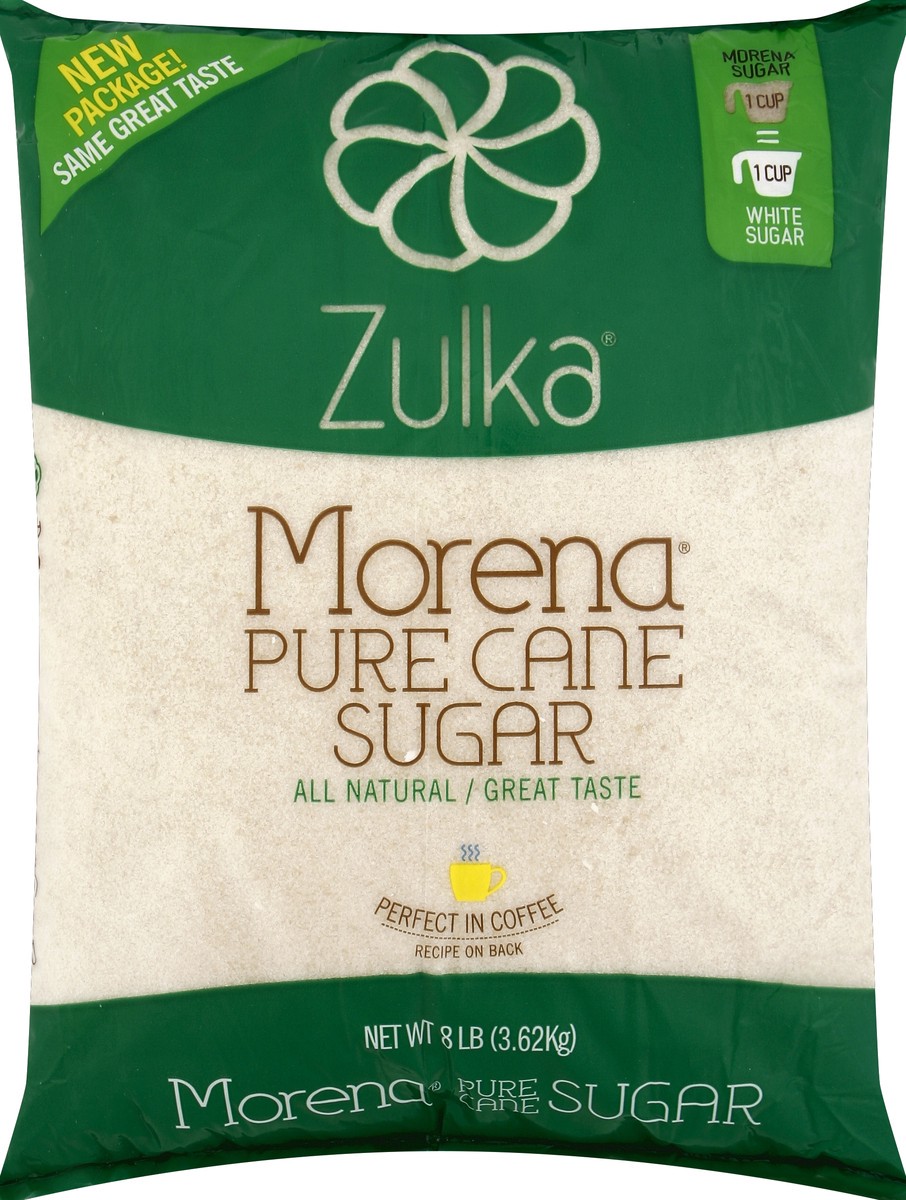 slide 3 of 5, Zulka Morena Sugar Pure Cane, 8 lb