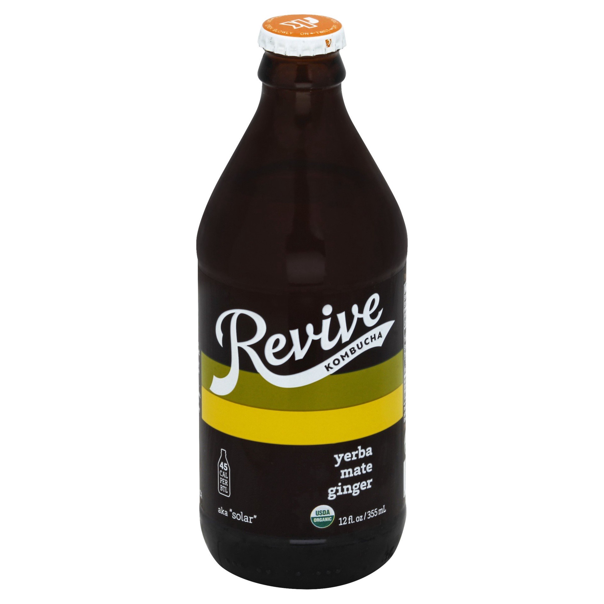 slide 1 of 6, Revive Brew Yerba Mate Solar - 12 fl oz, 12 fl oz