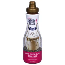 Jordan's Skinny Mixes Sugar Free Dark Chocolate Espresso Sauce, 12 Oz.