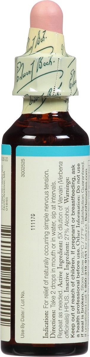 slide 5 of 9, Bach Original Flower Remedies Vervain 0.7 fl oz, 0.7 fl oz