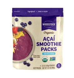 Woodstock Organic Acai Smoothie Packs