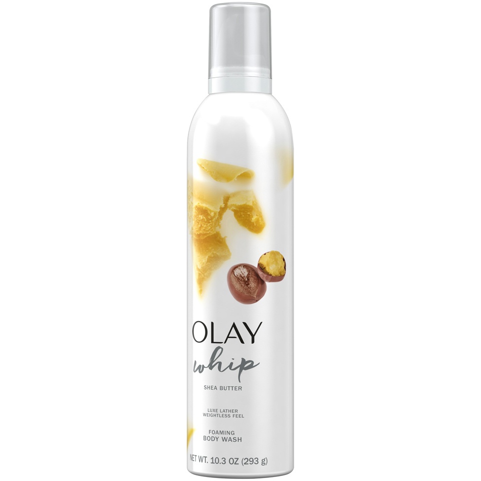 slide 3 of 3, Olay Foaming Whip Shea Butter, 10.3 oz