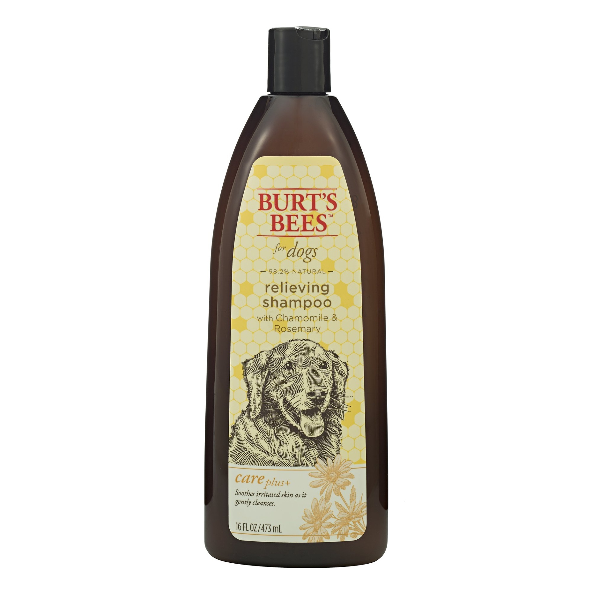 slide 1 of 1, Burt's Bees Care Plus+Relieving Chamomile & Rosemary Dog Shampoo, 16 fl oz