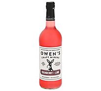 slide 1 of 2, Owens Craft Mixers Cranberry Lime - 750 ml, 750 ml