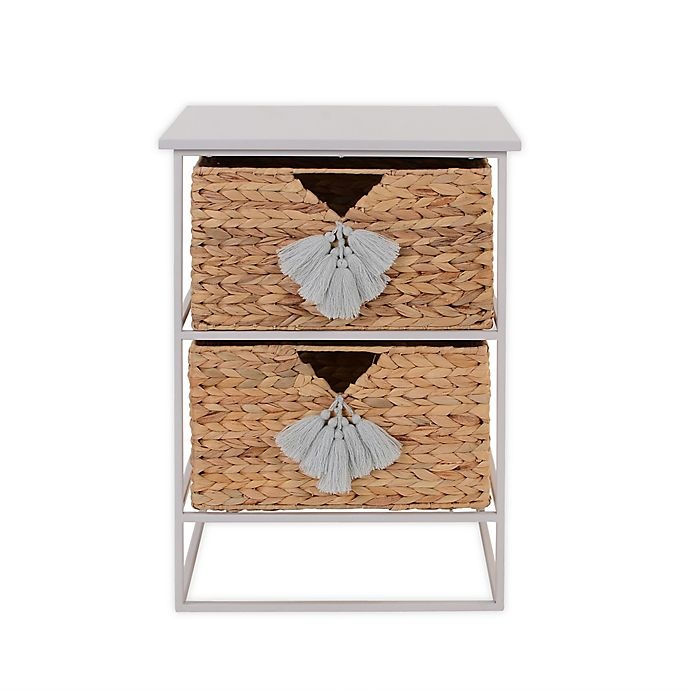 slide 1 of 5, Marmalade Storage Tower with Handwoven Baskets - Grey, 1 ct