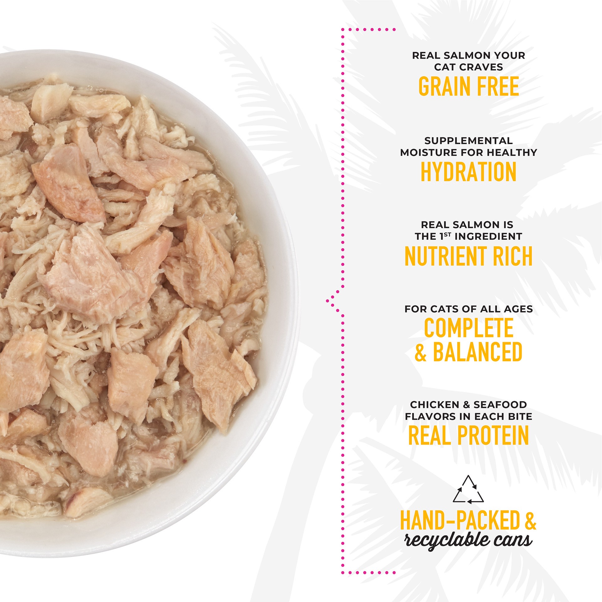 slide 6 of 7, Tiki Cat Luau Wet Cat Food, Wild Salmon & Chicken, 6 oz. Can, 6 oz