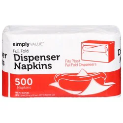 Simply Value Full Fold Dispenser Napkins